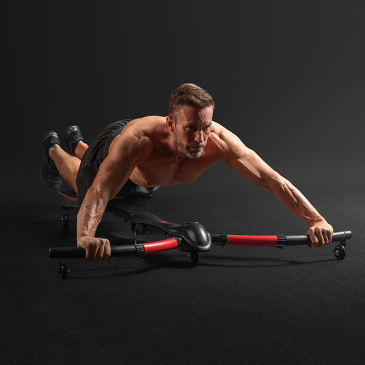 Core workout machine and ab glider for home chest workout and weight loss